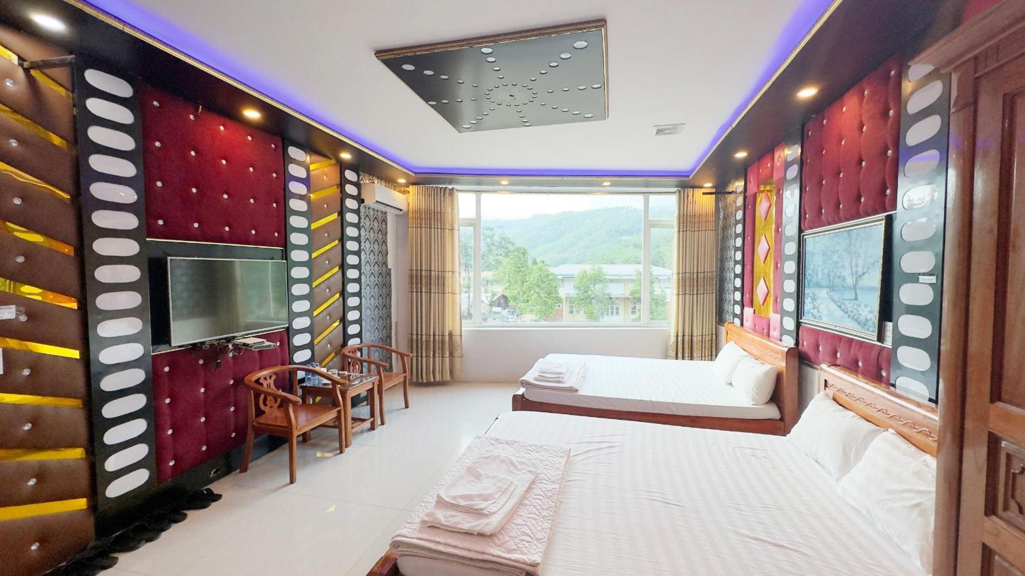 Quy Anh Hotel Bao Lac Town Exterior foto