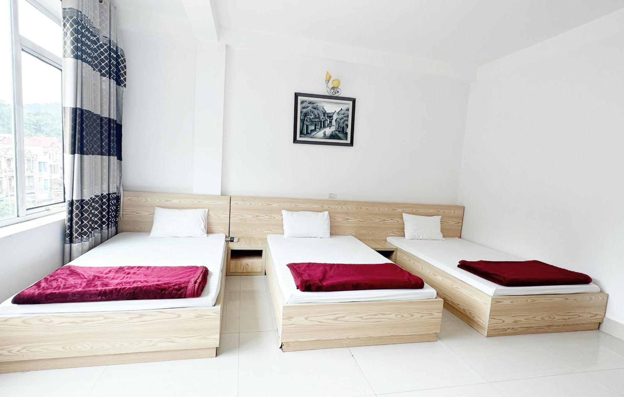 Quy Anh Hotel Bao Lac Town Exterior foto
